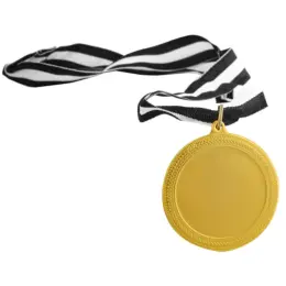 Iron Medal & Ribbon Gold Display